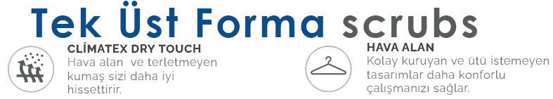 Desenli Tek Üst Dry Touch Forma Banner